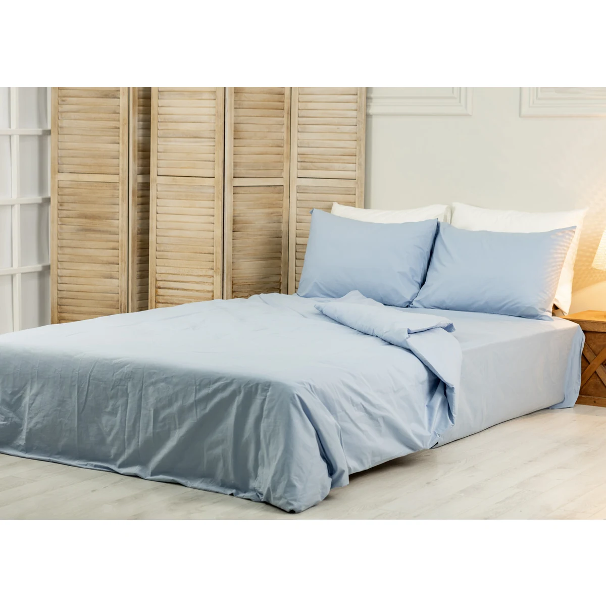 Manamo M&D Duvet Cover Cotton Blue Single 160x220 cm
