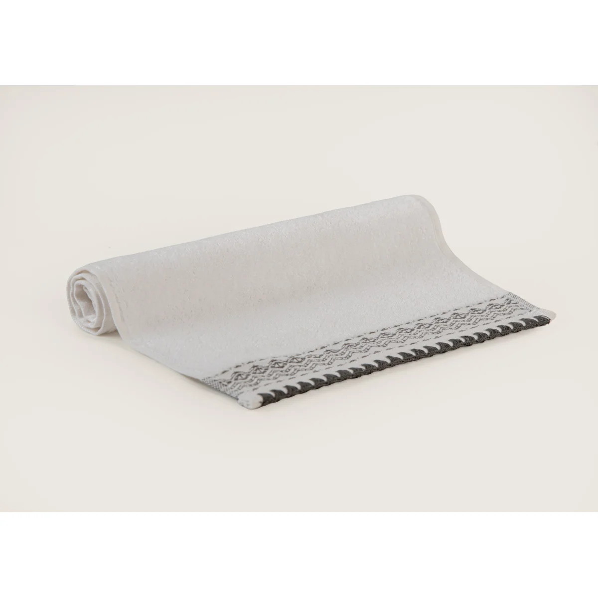 Manamo Blen Jacquard Face Towel Cotton White 50x85 cm