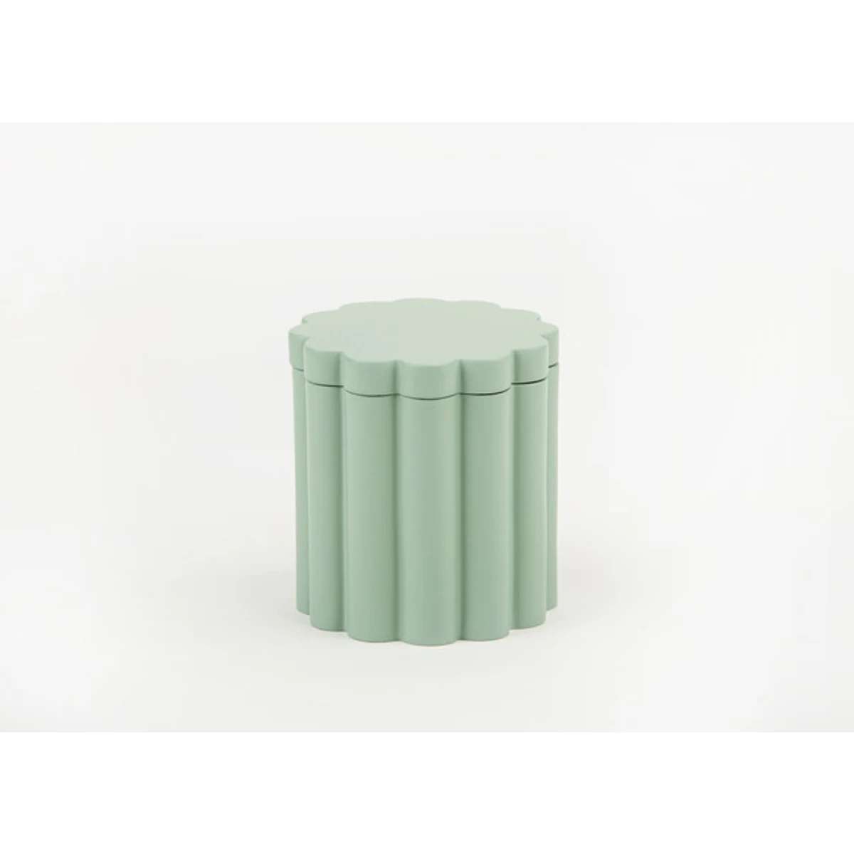 Manamo Tria Cotton Cover Polyresin Cameo Green  8.8x8.8x9.6 cm
