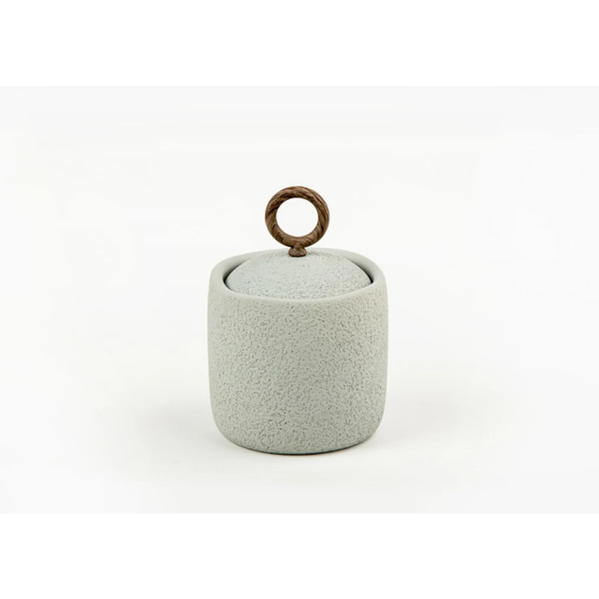 Manamo Elegance Cotton Cover Polyresin Gray  9.3x9.3x12.9 cm