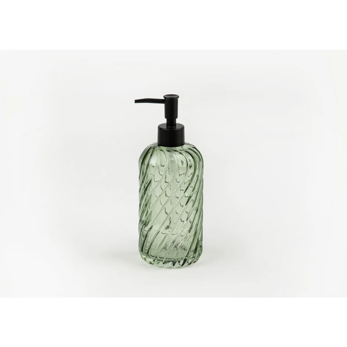 Manamo Pearl Liquid Soap Dispenser  Glass Green  8x8x21.1 cm