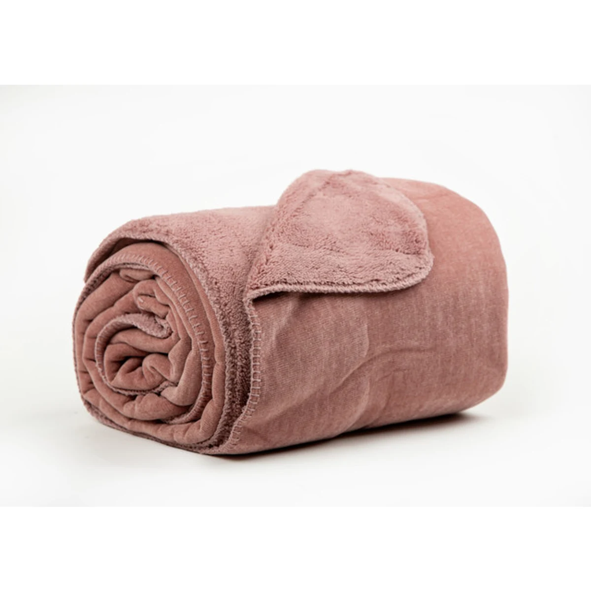 Manamo Vena Blanket Polyester Dusty Rose 150x220 cm