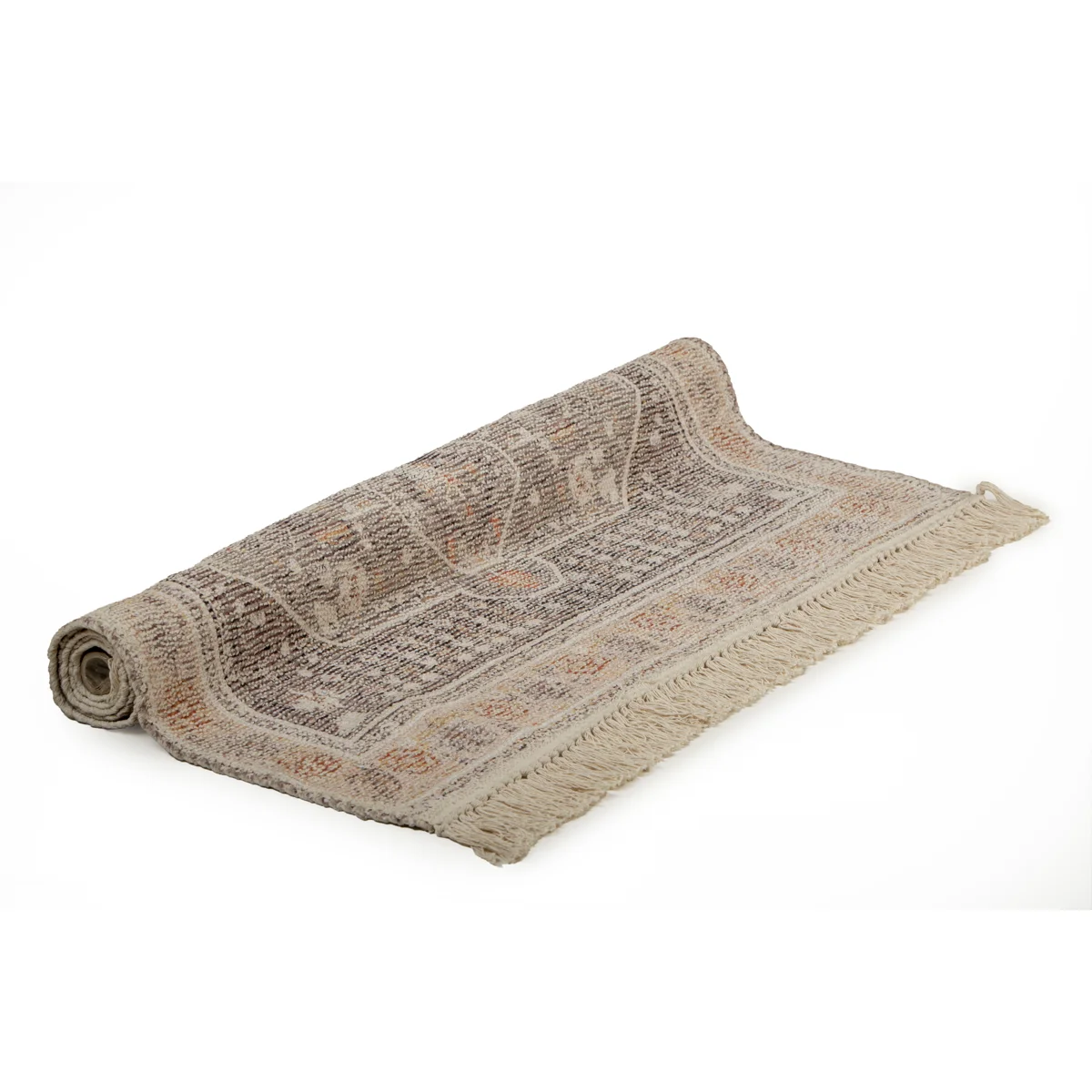 Manamo Anatolia  Rug Printed Fringed Brown 120x180 cm