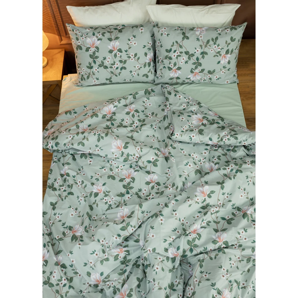 Manamo M&D Sakura Duvet Cover With Pillow Case Cotton  Single 160x220 cm+50X70 cm