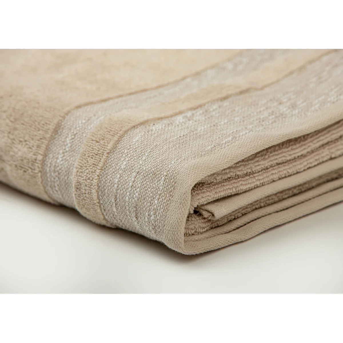 Manamo Pender Jacquard Bath Towel Cotton Biscuit 70x140 cm