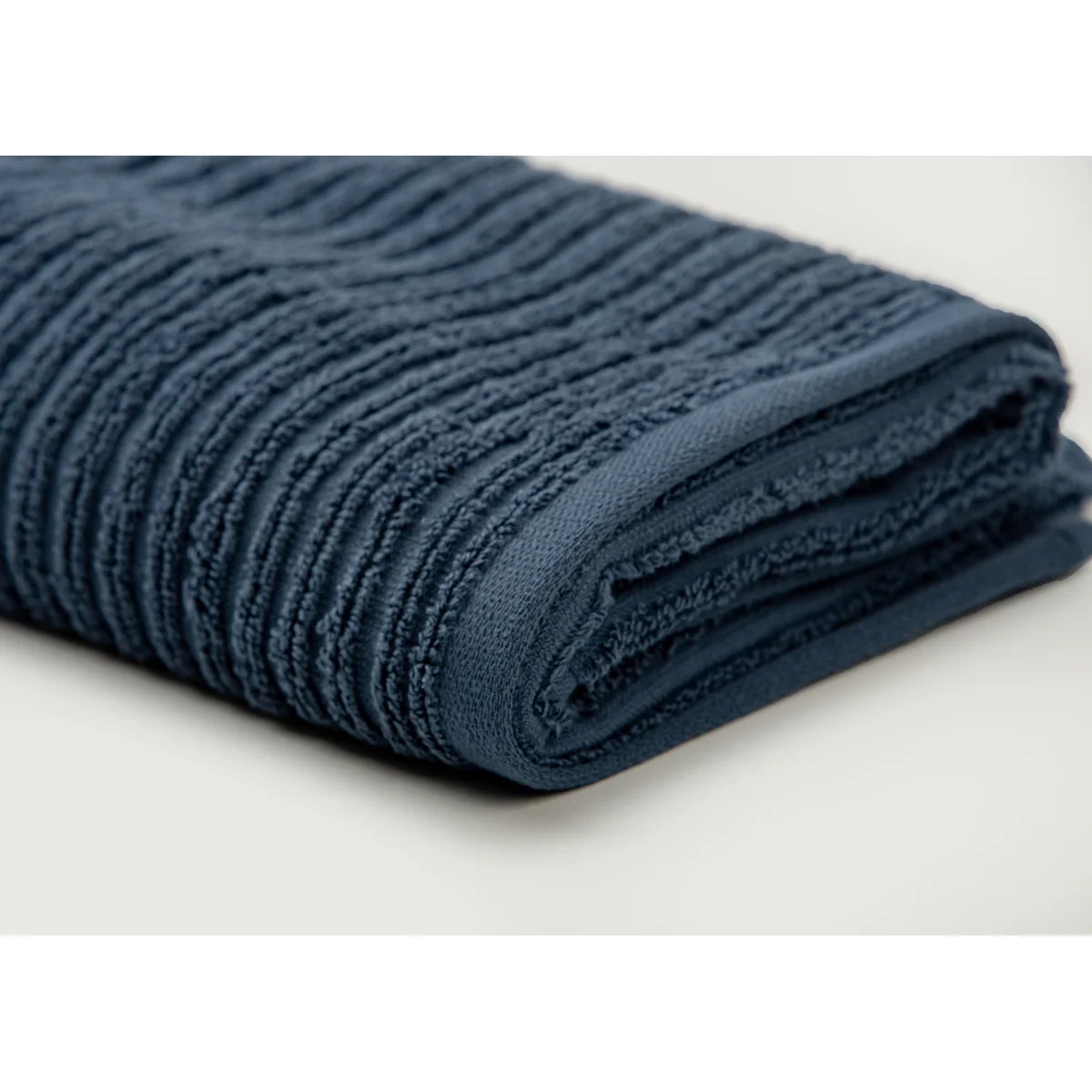 Manamo Jacquard  Face Towel Cotton Indigo 50x85 cm