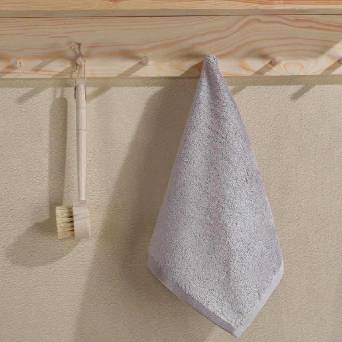 Manamo Pure Bamboo Hand Towel Grey 30x50
