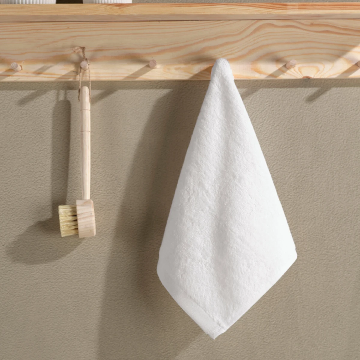 Manamo Pure Bamboo Hand Towel White 30x50 cm