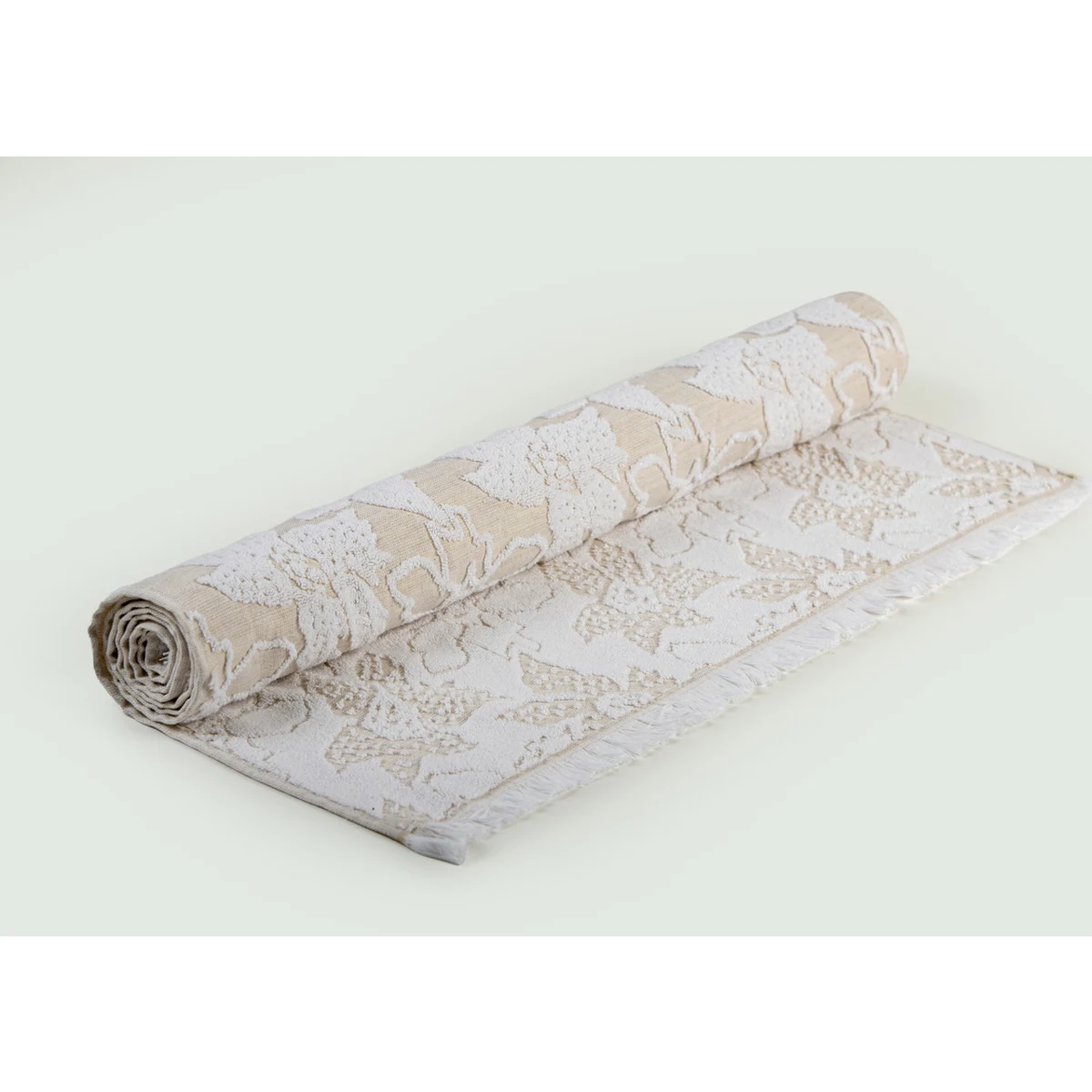 Manamo Valencia Jacquard Bath Towel Cotton Linen 70x140 cm