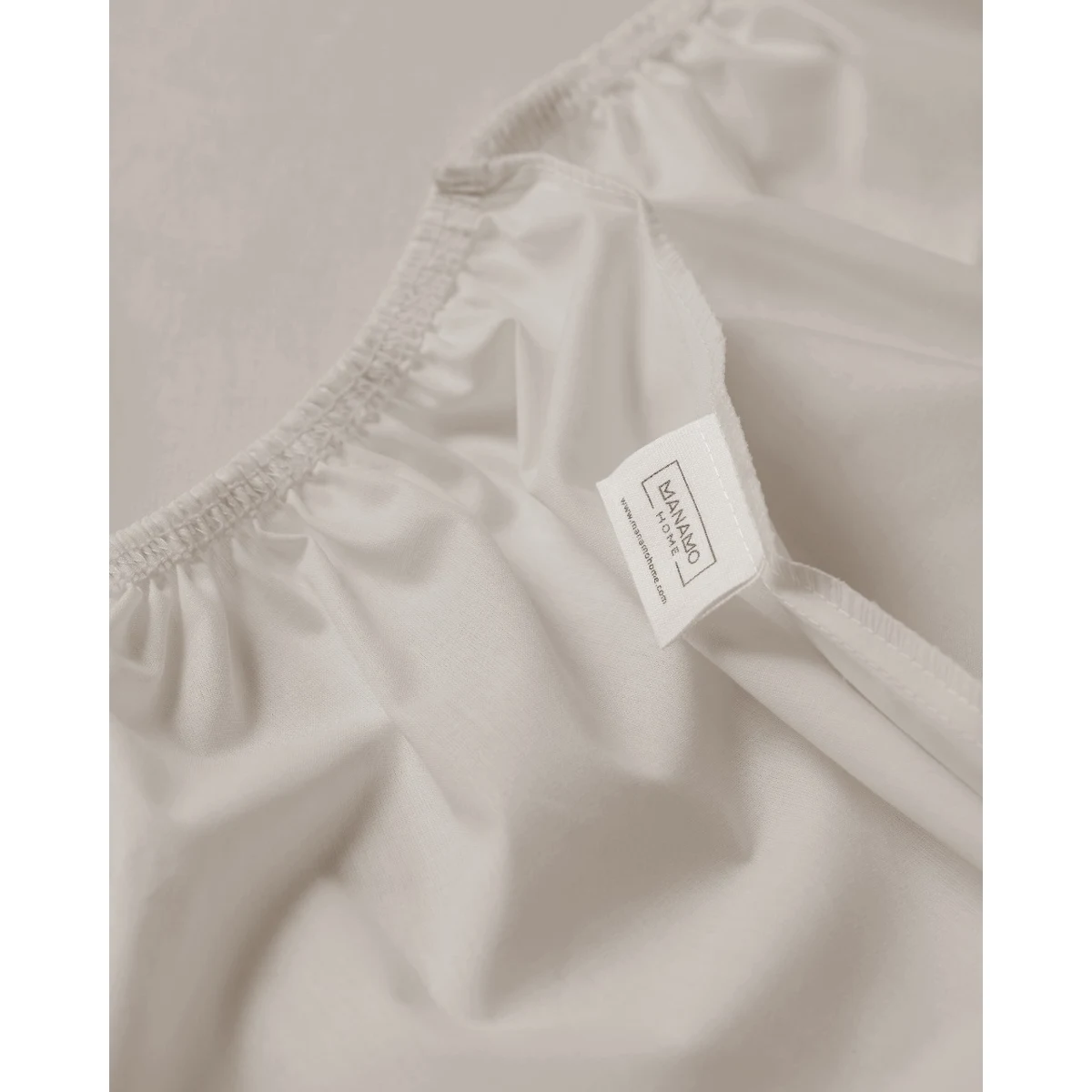 M&D FITTED SHEET LINEN 100X200+30