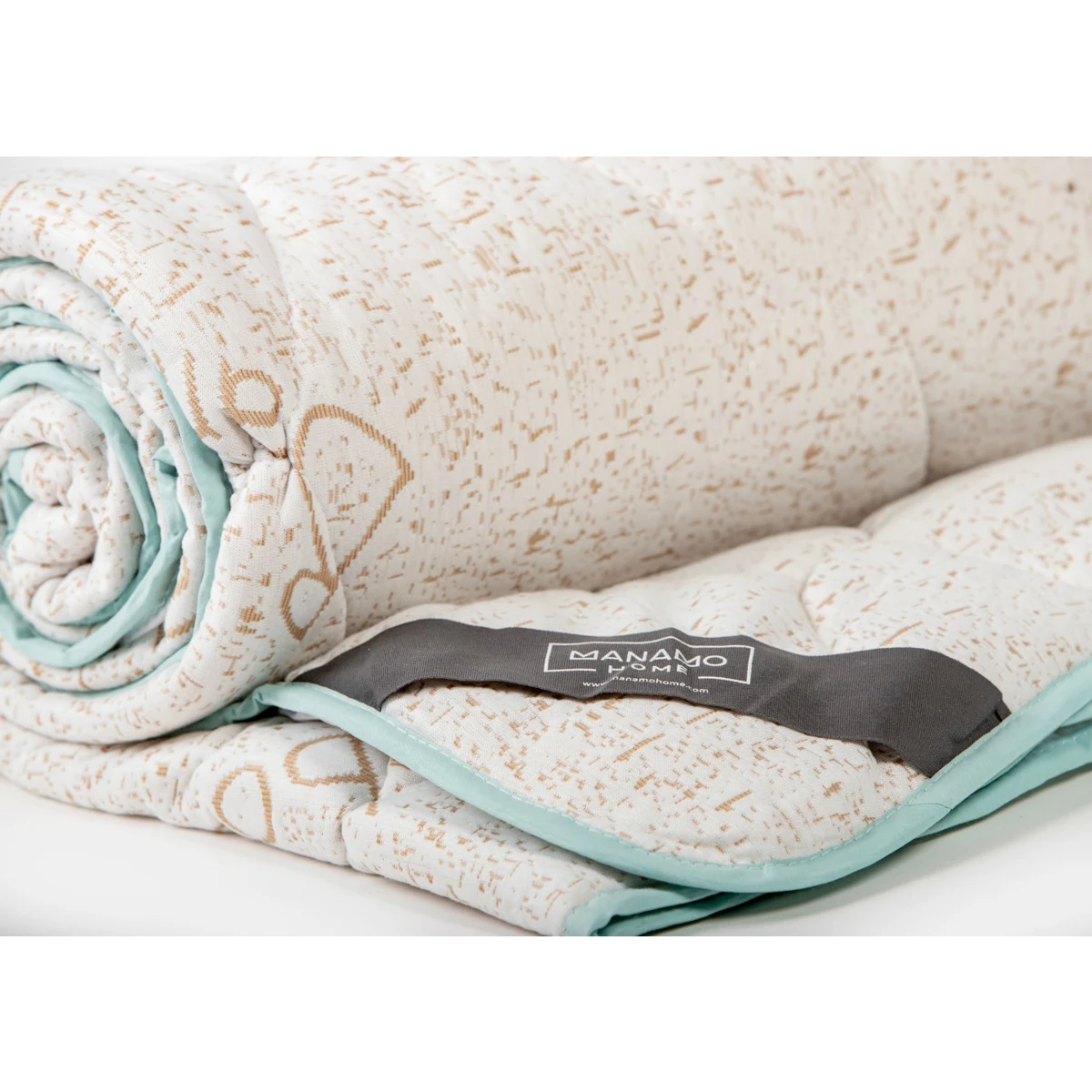 Manamo Knitted ბამბუკის საბანი ერთ საწოლიანი 155x215