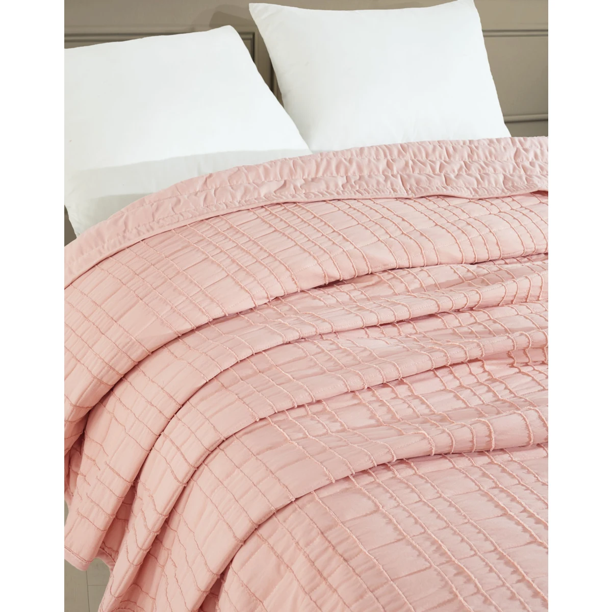 Manamo Lena Bed Spread Microfiber Powder Single Size 160x 230 cm