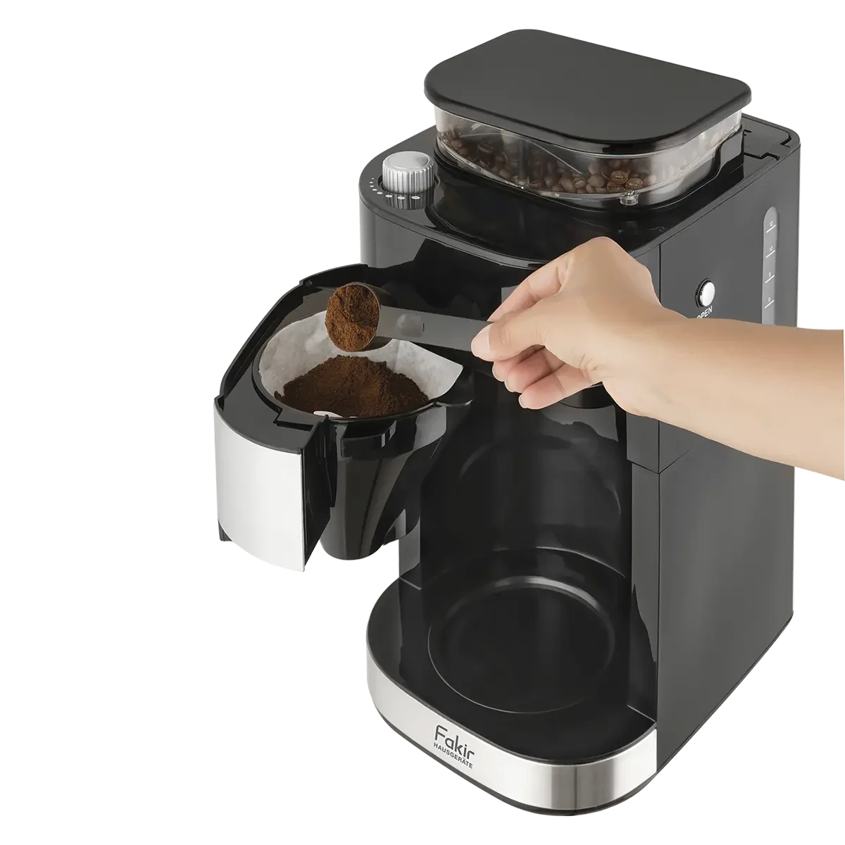 Fakir KM6151 Filter Coffee Machine with Coffee Grinder
