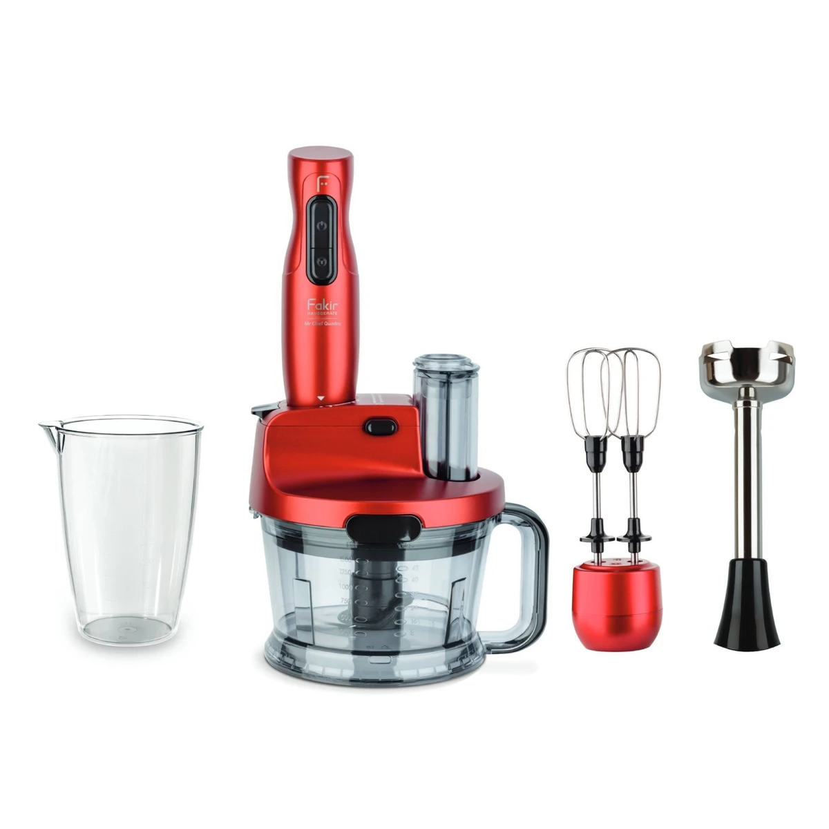 Fakir Mr Chef Quadro Blender Set Rouge