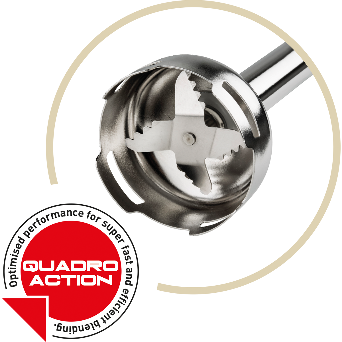 Fakir Mr Chef Quadro ბლენდერის ნაკრები ვარდისფერი