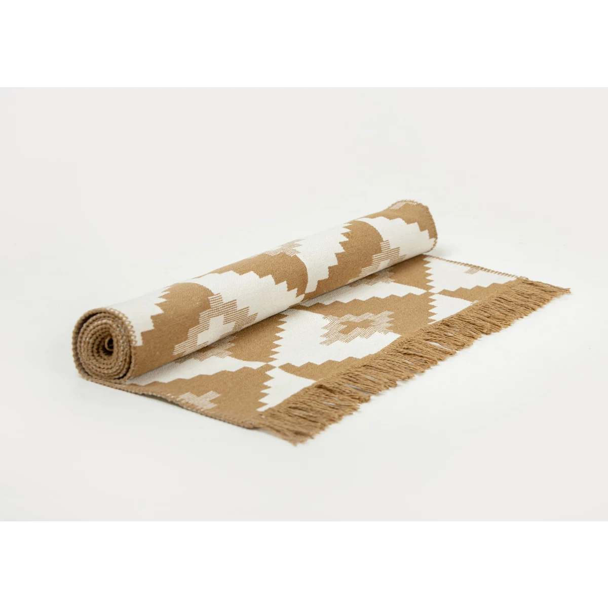 Manamo  Hourglass  ხალიჩა აკრილის ყავისფერი/კრემისფერი  80x150 სმ