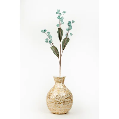 Manamo Tiny Rose Artificial Flower  Indigo 97 cm