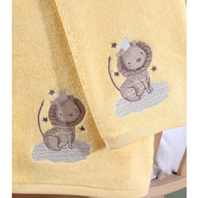 Manamo Baby Zoo ჩვილის ბამბუკის სახის პირსახოცი  50X80 სმ